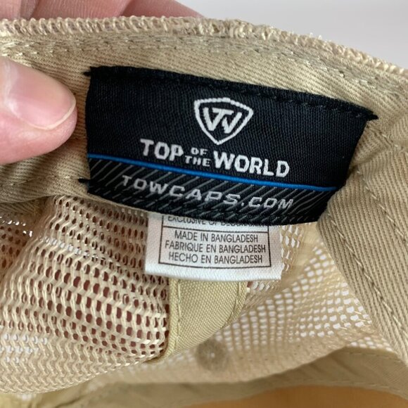 Michigan State Spartans NCAA Green Gray Top of the World Relaxed Fit Trucker Hat - Picture 5 of 5